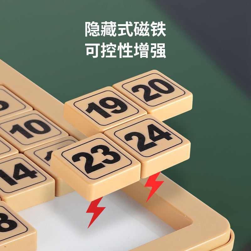 Magnetic Disassembly Three-In-A-Row Puzzle Board Children'S Intelligence Unlocking Toy - Image 4